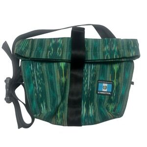 Ethnotek NWOT Cycle Sling Cross Body Bag. Color green/black/teal